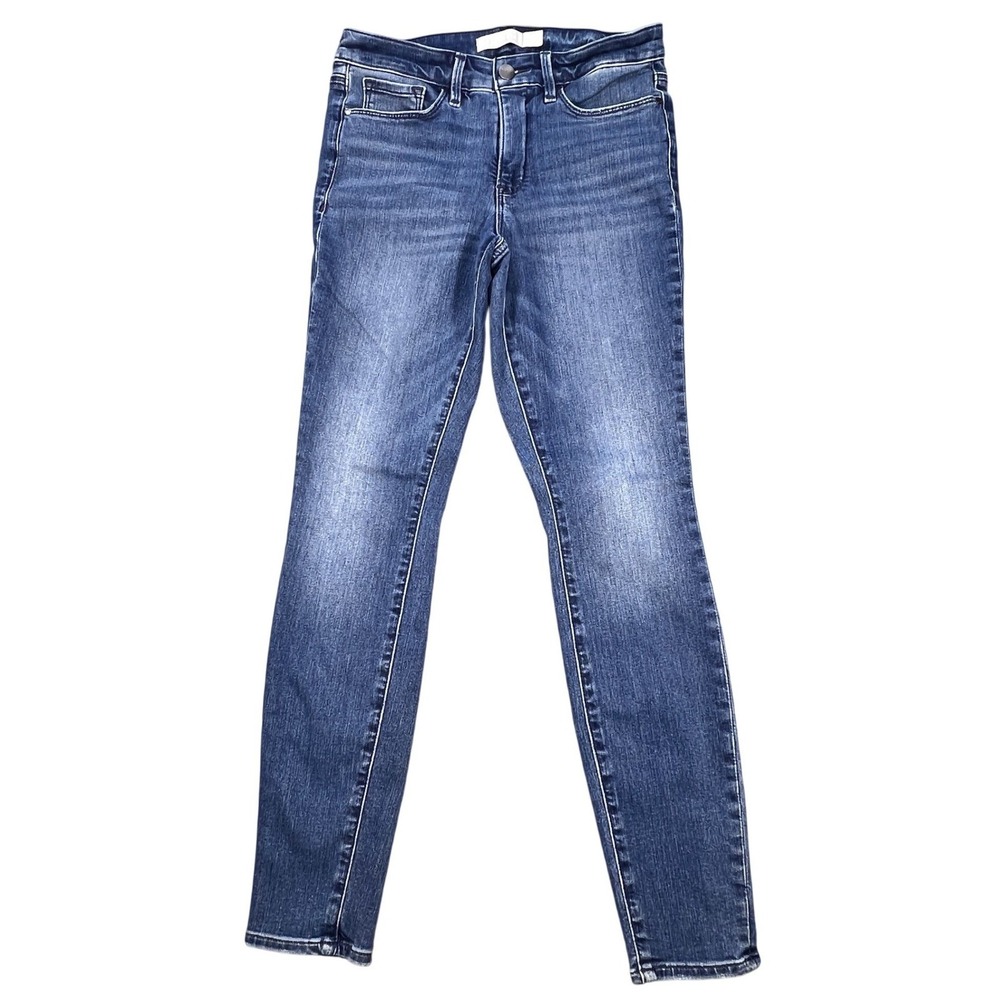 Athleta Blue Sculptek Skinny Denim Jeans Women 6